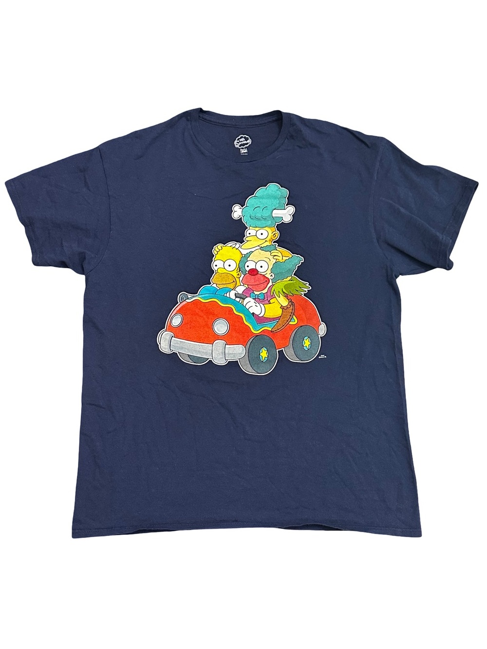 The Simpsons Navy Short Sleeve Graphic Tee